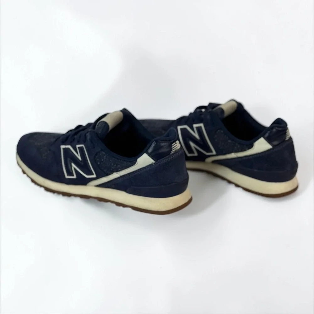 New Balance 996 Women's Navy Suede Running Sneakers Size 6.5 WR996TC Retro